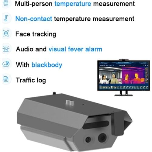 Non Contact Thermal Imaging Camera Face Recognition Camera Facial AI Detection For Stations, Shopping Malls, School