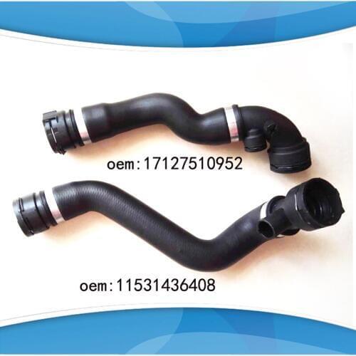 For BMW E46 323 325 328 330 Upper & Lower Radiator Hose Set 99-06 17127510952, 11531436408
