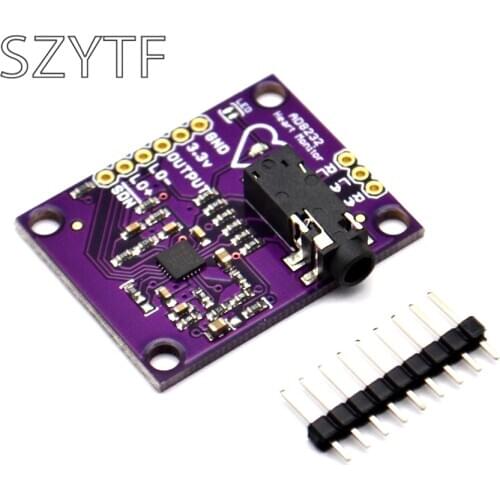 CJMCU-8232 AD8232 Electrophysiology Measurement Pulse Cardiac Electrocardiogram Monitoring Sensor Module