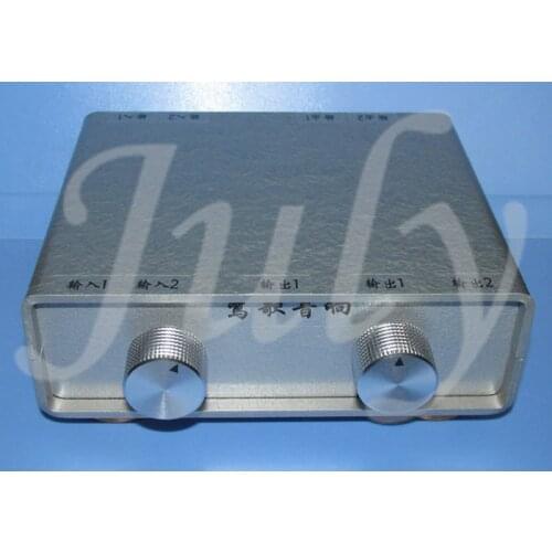 Jensen JT-11P-HPC re-engraved 10K: 40K signal passive switching，2-way audio input selection / single-end balanced output