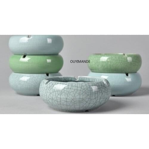 Ceramic ashtray creative ashtray personality fashion windproof ashtray home ashtray car interior ashtray designer ashtrays
