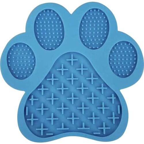 Lick Mat For Dog Cat Washing Distraction Device Slow Treat Dispensing Mat Slow Feeder Treat Dispensing Pad Food Bowl