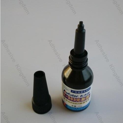 NEW 2pcs 10g kafuter UV glue K-303 Acrylic shadowless curing adhesive bonding transparent plastic Acrylic glass metal