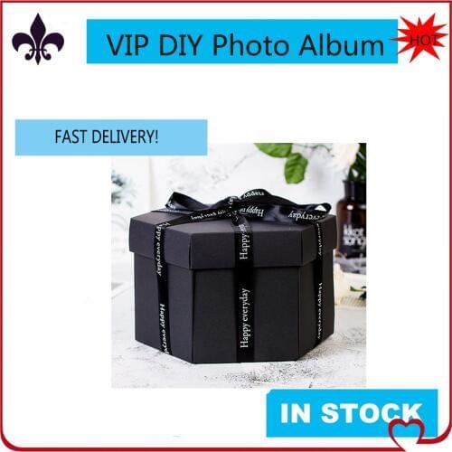 VIP Special Surprise Explosion Couple Box Love Memory Diy Photo Album Anniversary Valentines Day Girl Love Gift Scrapbook Gifts