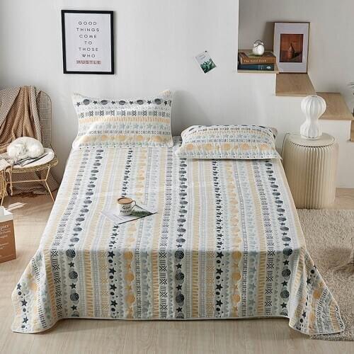 Papa&Mima Space Stars Knitted Quilted Cotton Towel Blankets Throws Plaids Bedsheet -no Pillowcase