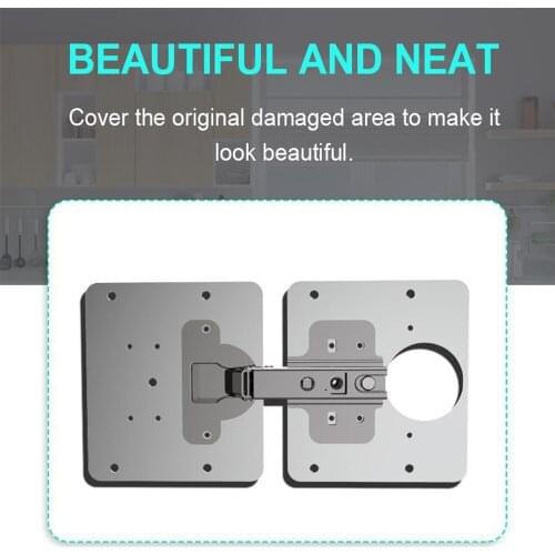 Hinge Repair Plate for Cabinet Furniture Drawer Window Stainless Steel Plate Repair Accessory Foldable Dining Table Door Repair