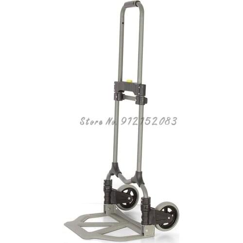 Portable Trolley, Shopping Cart, Durable Iron Folding Luggage Cart, Trolley Cart 90-st