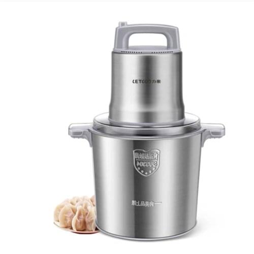 12L Commercial Meat Grinder 1200W High-power Minced Meat Blender Home Electric Stainless Steel Pepper Garlic Crusher Device