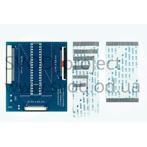 Extended board of ports for keyboard module