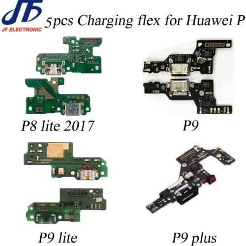 5pcs High Quality Charger Port Dock Connector for Huawei P8 lite 2017 P9 P9 plus P9 lite USB Charging Flex Cable Repair Part