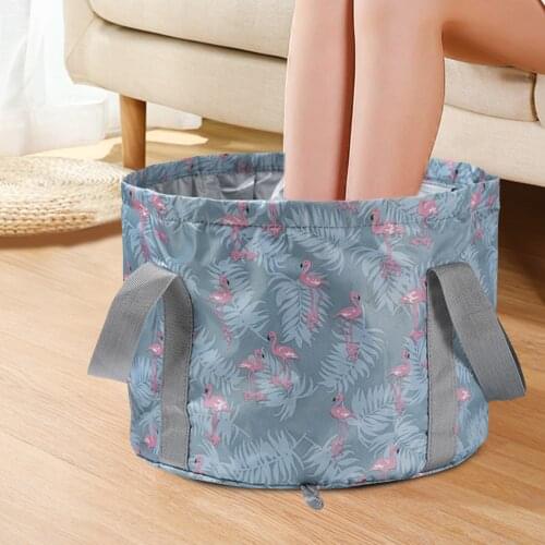 Foldable Foot Tub Portable Bath Bag Wash Basin Water Bucket Large Capacity Bathing Feet Massage Washing Tub For Outdoor pretty