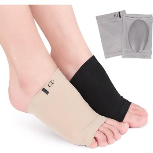 1 Pair Silicone Gel Flat Feet Insole Foot Arch Support Men Orthotic Pad Arch Corrector Plantar Fasciitis Orthopedic Insoles