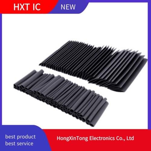 127PCS/Lot Heat Shrink Tube Polyolefin Colorful Cable Sleeves Retractable Kit with 2:1 Shrinkage Retractable Wire Sleeves