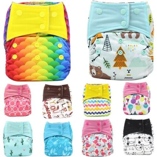 Reusable Waterproof 3 Layers Baby Training Diaper Pants Newborn Nappies Potty Training Underwear Washable Cloth Diaper Panties