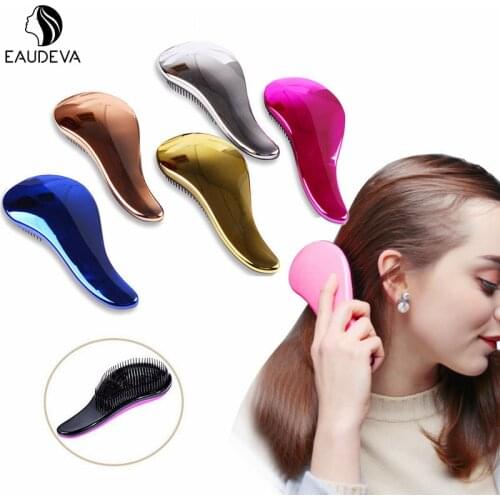 Portable Women Hair comb Anti-static Massage Hair Brush Tangle Detangle Shower Massage Hairbrush Salon Hair brush barber Tools