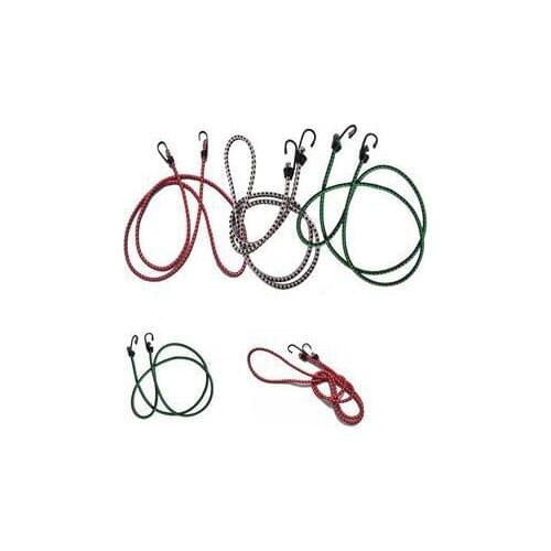 1PCS Pack 1.5M Heavy Duty Elastic Bungee Shock Cord Strap Stretch Plastic Hook Car Luggage Tent Kayak Boat Canoe Bikes Rope Tie