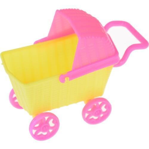 11*5*8cm Mini shopping cart Dolls For Kelly Dolls Dollhouse Accessories Children Baby Girl Choose Furniture Doll Kids Toy
