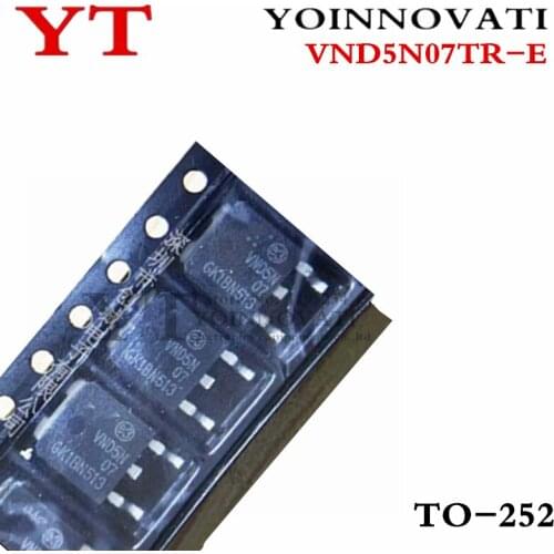 20PCS VND5N07TR-E VND5N07TR VND5N07 VND5N 07 TO-252 IC