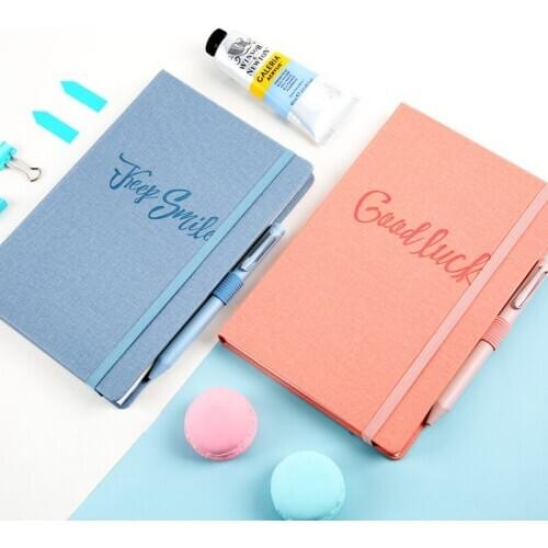 Kawaii Bandage A5 Diary Notebook PU Leather Note Book Journal Thick 256 Pages Back To School Notepad Office Supplies Stationery