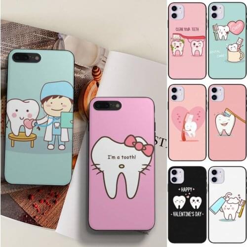 Dentist Tooth Phone Case Fundas Shell Cover For Samsung A51 A52 A71 A72 A80 A91 A20E A32 A31 A21 A11