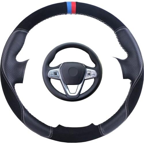Custom Car Steering Wheel Cover For BMW G30 530i 540i 520d 530e 2016-2018 G32 GT 630i 630d 2017-2018 Leather Steering Braid