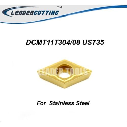 DCMT070204-MV DCMT11T304 08 DCMT11T308-MV US735 VP15TF UE6020 NX2525 *10pcs Original Carbide Turn Inserts,Cutting Blade