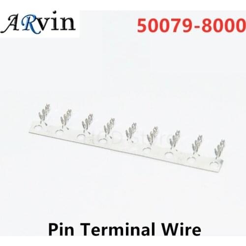 100pcs Molex Connector 50079-8000 Pin Terminal Wire gauge 26-28AWG