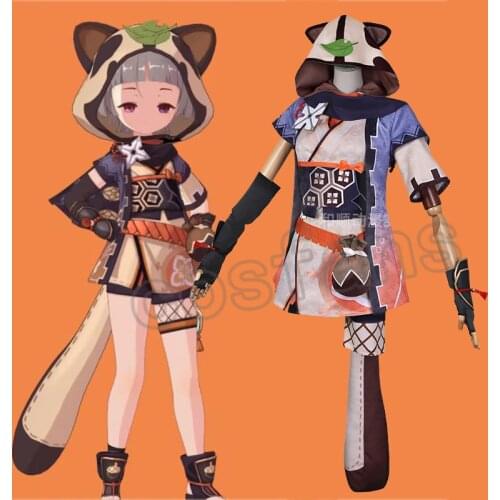 Genshin Impact Sayu Cosplay Costumes Xiao Yu Fashion Cute Kimono Uniform Full Set Female Activity Party Halloween Dress Costumes