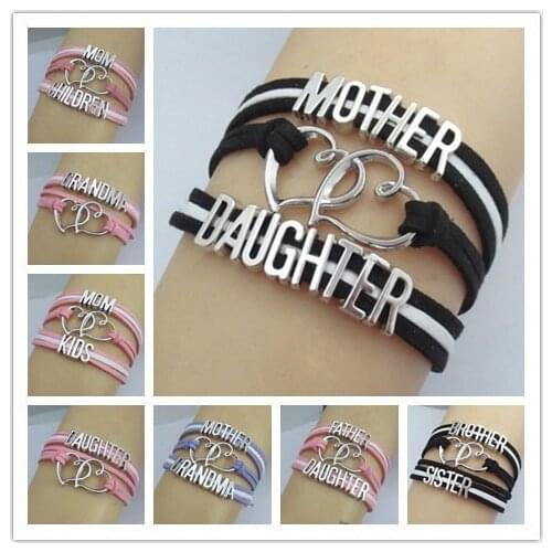 Fashion grandma mother daughter son anut bracelets auntie bracelet love son bracelet jewelry