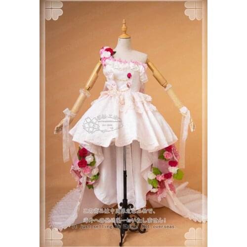 [Customize] Anime Lovelive!Sunshine! Sakurauchi Riko Aqours Wedding Awaken Dress Cosplay Costume Halloween Suit For Women New