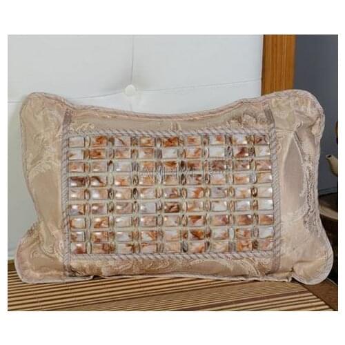 Jade bamboo rattan mahjong summer ice silk tea pillow single summer cool pillow head bed pillow core set of bamboo pillow