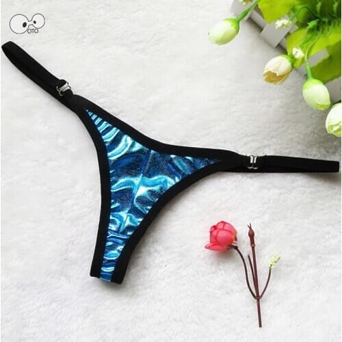 2020 NEW Women Brazilian Mini Micro Bikini Bottom Sexy Shiny G-String Swimsuit Thongs Beachwear Swimwear Panties Clubwear T-Back
