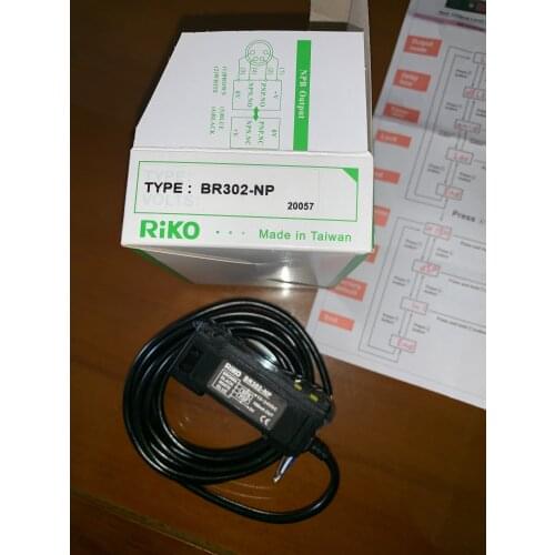 RIKO BR302-NP dual digital display fiber amplifier instead of BR2-NP BR301-N