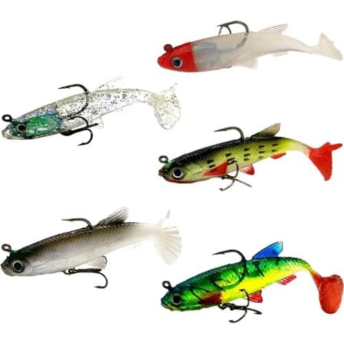 Fishing Lures 3D Fish Eye Bionic Luya Lure Wobblers Artificial Bait 8cm 14g Sea Bass Carp Fishing Lead Spoon Jig Lures Tackle