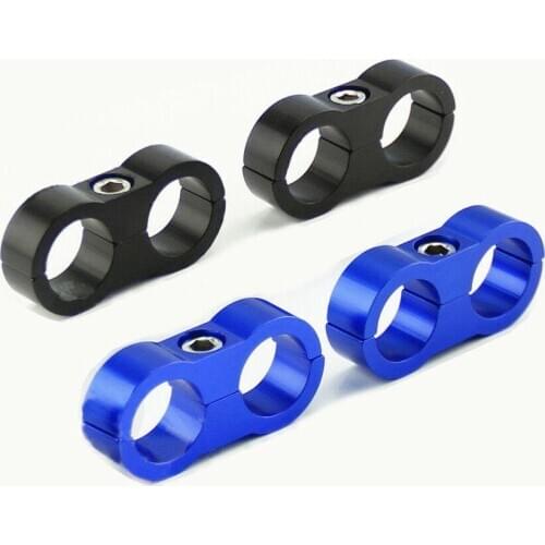 Hose Separator Clamp Oil Fuel Water Hose Braided Hose Separator Clamp Fitting Adapter Fitting AN4/AN6/AN8/AN10 Gas/Oil/Fuel Line