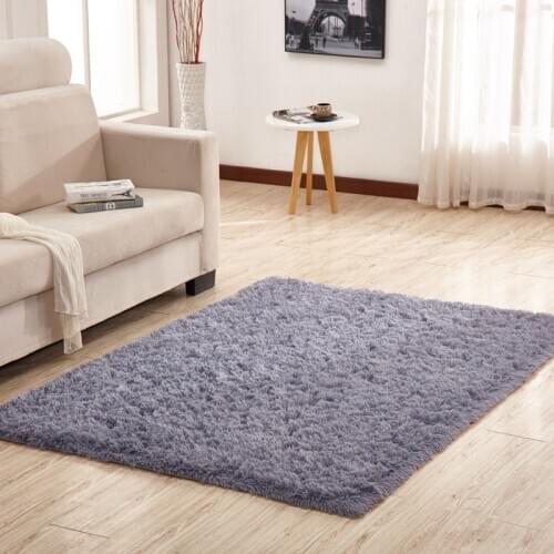 Wholesale Modern Wool Carpet Living Area Rectangular Coffee Table Sofa Bed Edge Carpet Bedroom Mats Foreign Trade Export