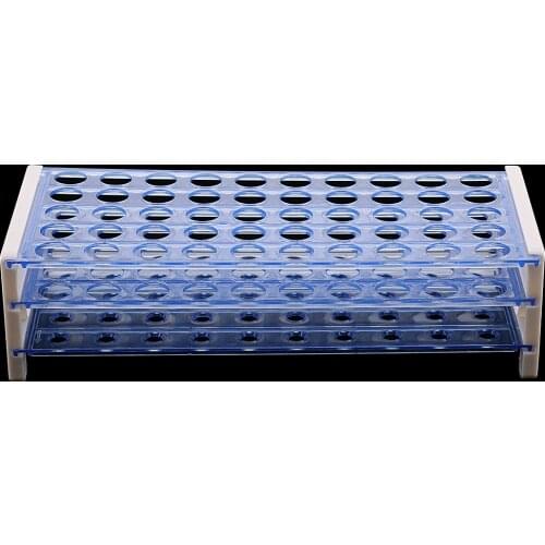 16mm 50 Vents Lab Test Tube Rack Holder Pipe Stand Support Laboratory Supply