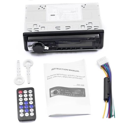 12V And 24V Universal Versions Car Stereo FM Radio MP3 Audio Player Support Blue Automotive Goods Car Accessories