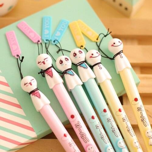 1 pcs new Sunny doll gel pen for writing Japanese kawaii pens cute stationery papelaria Office supply school canetas