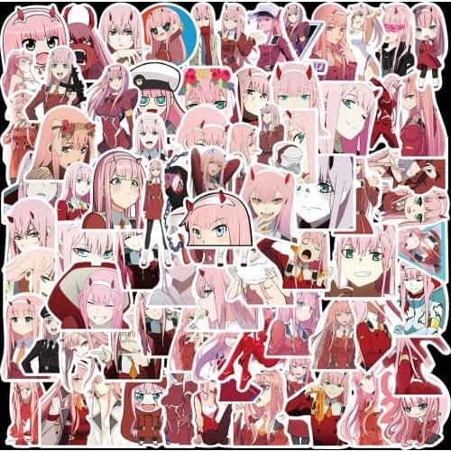 10/50/100Pcs Anime DARLING In The FRANXX Graffiti Stickers for Aesthetic Luggage Laptop Skateboard Bicycle Sticker Decal Kid Toy