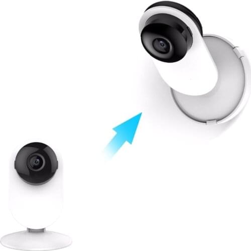 2Set 360 Degree Swivel Plastic Camera Wall Mount Bracket Holder for Mi/Yi Smart Home Security Camera Accessories N84A