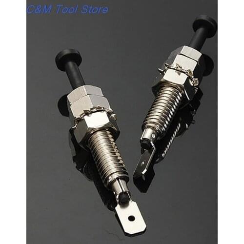 2pcsHood Door Pin Switch Adjustable Alarm Light Hood Screw Universal Car Alarm Security Adjustable Auto Truck