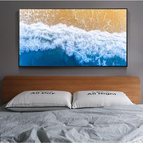 Abstract Wave View Canvas Paintings On The Wall Posters And Prints Modern Seascape Wall Pictures For Living Room Cuadros Decor