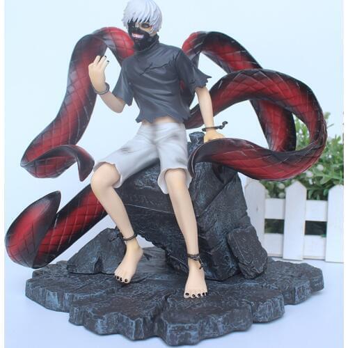 Anime Tokyo Ghoul Action Figure Mask Ken Kaneki Melanism PVC Collection Model Toys