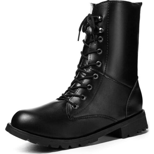 New Arrival Combat Military Boots Womens Motorcycle Gothic Punk Combat lovers Boots Female Shoes rtg56