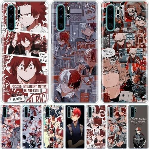 Shoto Todoroki My Hero Phone Case For Huawei Honor 9 8A 8S 8X 7X 7A 20 10 Lite Pro 9X Y9 Y8 Y7 Y6 Y5 V20 V30 10i20i Y9S Coque