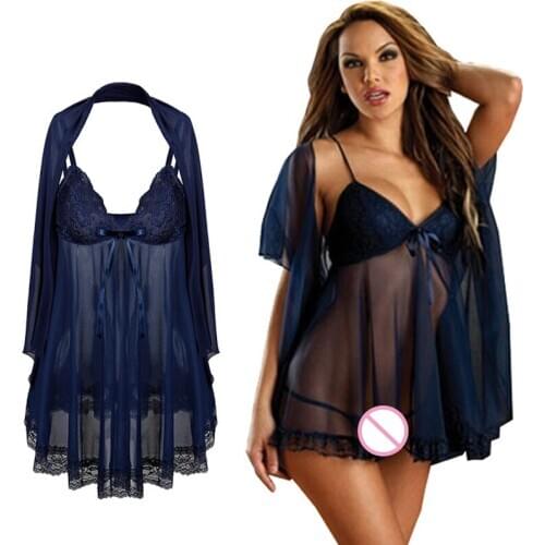 Porn Sex Sexy Lingerie Plus Size Women Erotic lingerie Baby Dolls Langerie Lingerie Sexy Costumes Babydoll Negligee Sleepwear