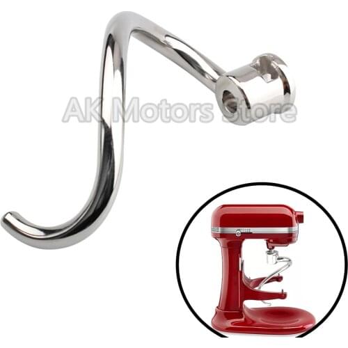 Stainless Steel Dough Hook Electric Mixer Attachment For KitchenAid Spiral Dough Hook W10462785 5KSM7580 5KSM7590 5KSM7990