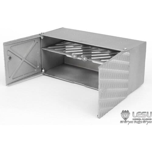 LESU Spare Part Metal Tool Box for 1/14 RC Tractor Truck HN700 DIY Model TH02568