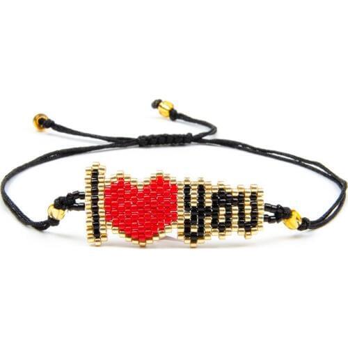 Miyuki Mi Zhu Woven Explosive LOVE Letter 2019 New Bracelet